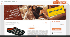 Desktop Screenshot of calzadosnordikas.com